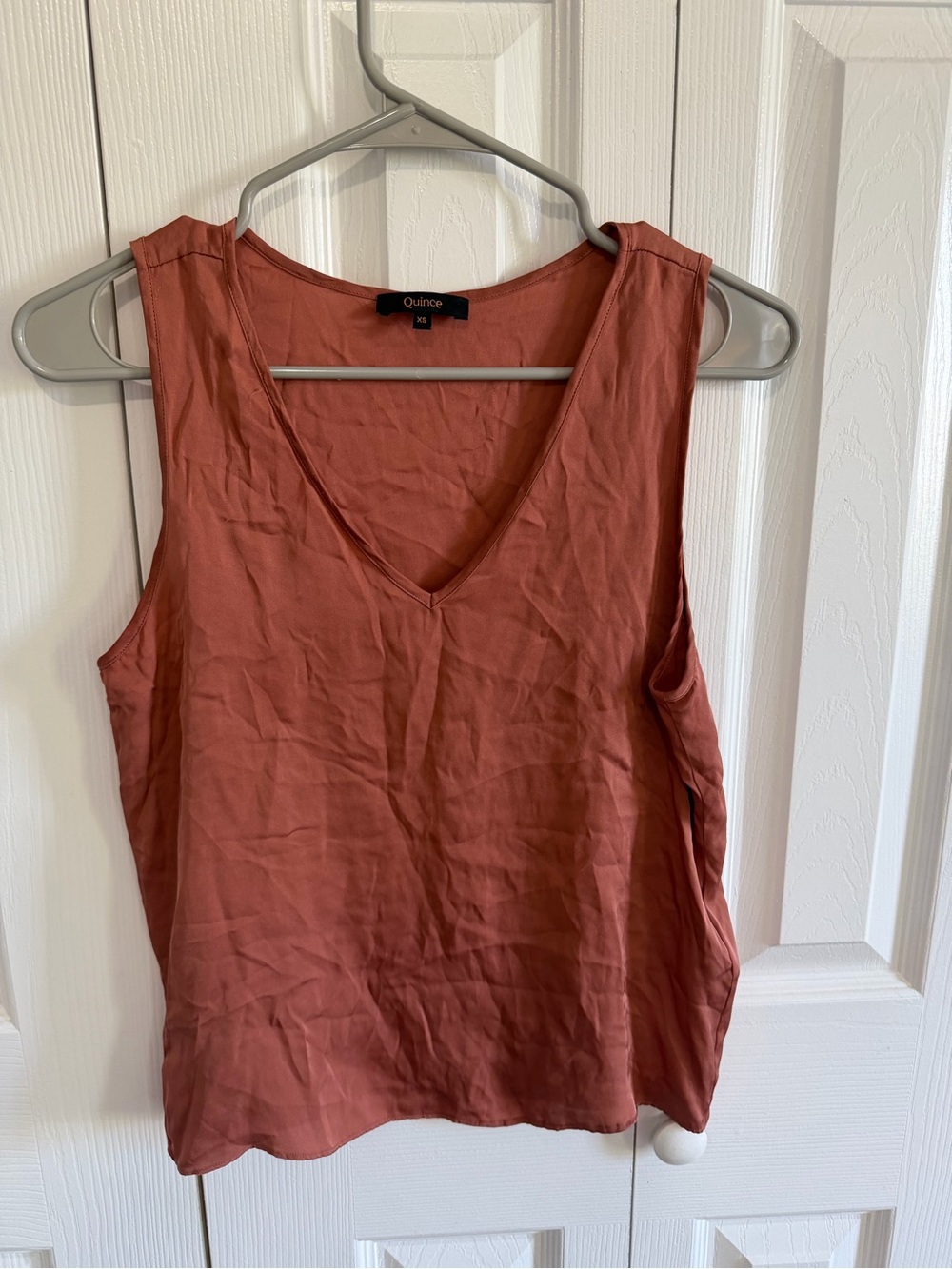 Quince Washable Stretch 100% Silk Tank Top Extra Small
